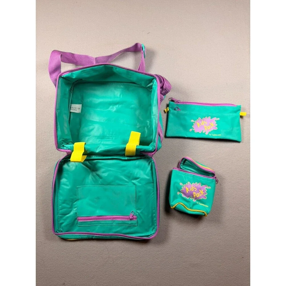 Vintage Tupperware Kids Pak 3 piece kids Rero Set